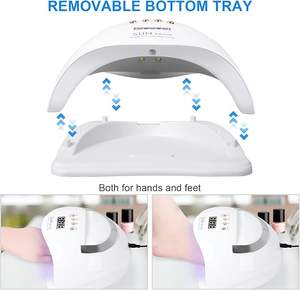 Lámpara <span class=keywords><strong>UV</strong></span> LED <span class=keywords><strong>para</strong></span> <span class=keywords><strong>Uñas</strong></span> con Soporte <span class=keywords><strong>para</strong></span> Teléfono, Lámpara Profesional <span class=keywords><strong>para</strong></span> Curado de Gel con 4 Ajustes de Temporizador y Dispositivo de Detección Automática - Product Image 6