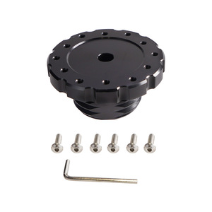Adaptateur de volant Thrustmaster 9cm X 4.8cm en aluminium rouge pour mise à niveau T500 TS T300 T-GT - Product Image 2