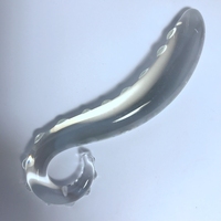 Bestseller Glas-Kristall Transparenter Rosa Seepferdchen Analplug Butt Plug Stimulations-Dildo für Frauen Sexspielzeug für Frauen Männer Paare