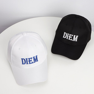 Gorra de béisbol Diem 100% algodón con bordado, gorra informal unisex - Product Image 3