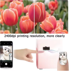 O2nails Nail Printer V11 Portable Professional Manicure Equipment 3D Nail Art Machine WiFi Enabled <b>ABS</b> Material - Product Image 4