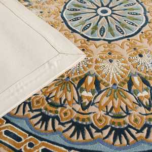 Tapis de sol en laine fait main élégant, qualité supérieure, tufté à la main, lavable, écologique et antidérapant - Product Image 2