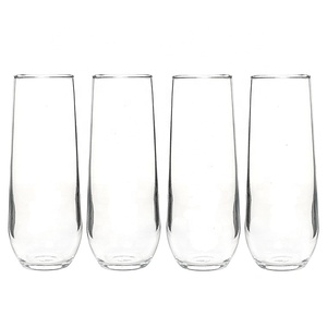 Clear Plastic Toasting Glasses Shatterproof Wedding <strong>champagne</strong> <strong>Flutes</strong> BPA-Free Recyclable Stemless Plastic <strong>Champagne</strong> <strong>Flutes</strong> Cups - Product Image 1
