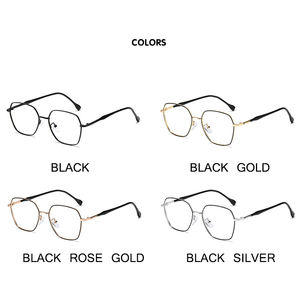 Dernier arrivage de lunettes légères tendance Lunettes photo grises Antireflet <span class=keywords><strong>bleu</strong></span> à monture optique en métal Lunettes photochromiques anti-lumière bleue - Product Image 4