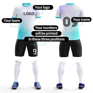 Jersey sepak bola gaya baru sublimasi terbaru pakaian sepak bola desain seragam khusus - Product Image 3