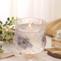 Langlebige Natürliche Gelee-Wachskerze im Glas für Zuhause, Hotel, Büro, Aromatherapie und Dekoration