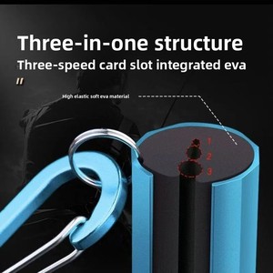Support de <span class=keywords><strong>canne</strong></span> à pêche portable en alliage d'aluminium et de magnésium, 3 positions, en mousse EVA haute élasticité, installation rapide, pour la pêche aux leurres - Product Image 4