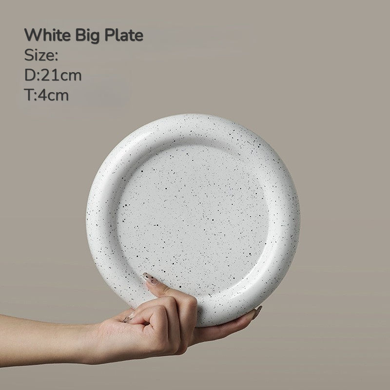 White Big Plate