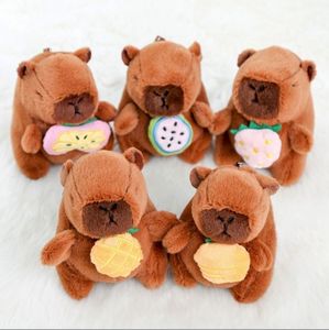 Peluche de la celebridad de internet Kapibala con cola que se mueve y emite sonidos, lindo colgante de delfín extraíble, muñeco pequeño al por mayor - Product Image 1