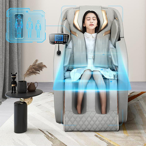 8D Elektrischer Dual-Core PU-Leder Massagesessel mit Fernbedienung, Moderner Shiatsu Zero Gravity Ganzkörper-<span class=keywords><strong>Massage</strong></span> mit Bluetooth, Neuheit - Product Image 3