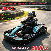 Go Kart Kupao Flare de 200CC a Gasolina para Adultos y Adolescentes, 70km/h, Uso Comercial