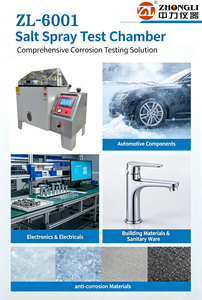 Chambre d'essai de corrosion par pulvérisation de sel ISO 9227 ASTM B117 <span class=keywords><strong>SST</strong></span>, Chambre environnementale de pulvérisation de sel NSS AASS CASS, Équipement d'essai de corrosion - Product Image 4