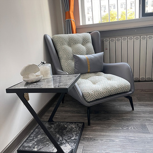 Italienisches Hotelzimmer bester Liegestuhl für Schlafzimmer moderne Kunstleder Akzents tühle stilvolle Wohnräume Sessel - Product Image 6