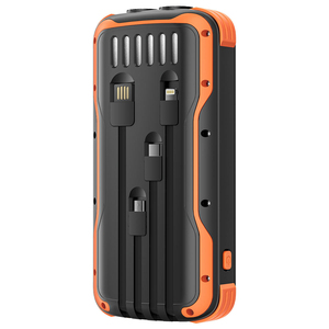 Blackview TERRA 20 Banque d'alimentation portable à charge rapide 20000mAh robuste avec câbles intégrés étanche IP54 pour voyages en extérieur et lampes de poche - Product Image 5