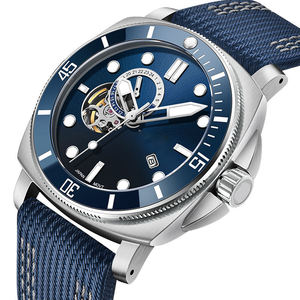 Reloj Mecánico Deportivo Personalizado para Hombre, Novedad 2025, de Lujo con Zafiro, Resistente al Agua 200M, Automático, Correa de Cuero, de Buceo, Inoxidable - Product Image 2