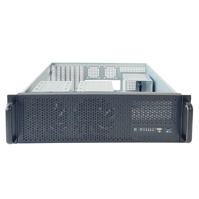 Industrial Control Server Chassis 9 Hard Disk Slots ATX/2U Power Supply 45cm Depth MicroATX Case Fan USB Ports Workstation Rack