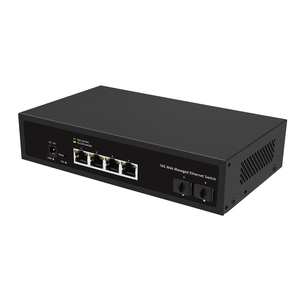 Commutateur Ethernet géré par <span class=keywords><strong>Web</strong></span> intelligent Commutateur 10G SFP RJ45 10Gigabit Hub fibre optique 4 ports <span class=keywords><strong>Lan</strong></span> Ethernet - Product Image 3