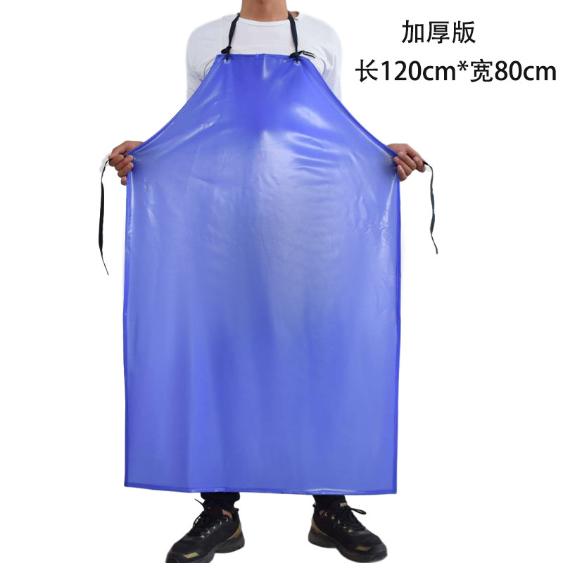 Tablier bleu 40 soie 120*80