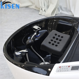 Sillón de Peluquería Eléctrico Reclinable KISEN, Cómodo, para Lavado de Cabello, Spa Capilar, Masajes y Champú - Product Image 4