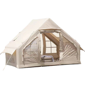 Large Beige Outdoor Camping Tent Waterproof Easy Setup for Outdoor Use - Product Image 2