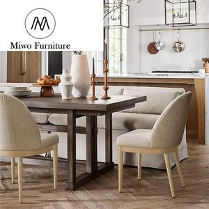 Sedia da Pranzo Contemporanea in Legno di Quercia con Schienale Alto per Hotel, Ristoranti Moderni, Caffetterie e Sale da Pranzo - Product Image 2