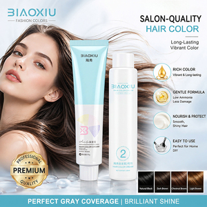 Tinta per Capelli Professionale Personalizzata a Basso Contenuto di <span class=keywords><strong>Ammoniaca</strong></span>, Crema Colorante <span class=keywords><strong>Permanente</strong></span> in Tutti i Tipi di Colori alla Moda per Salone e Casa - Product Image 5