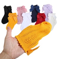 Calcetines de algodón con volantes para niños, 8 colores, para bebés recién nacidos