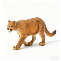 Figurine d'animal panthère, modèle réaliste de faune sauvage avec texture fine, ornement de bureau en résine