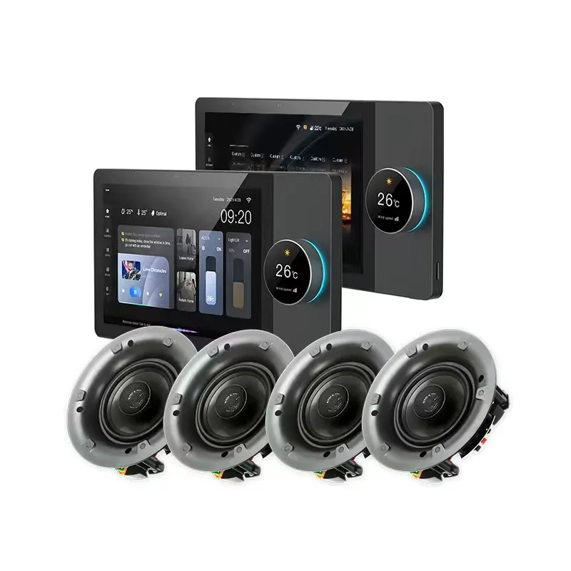 Klass haut-parleur pièces de contrôle central musique haut-parleur de plafond résistance fixe 20w haut-parleur en plastique 15 pouces Amazon Alexa
