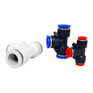 Conector Neumático de Codo a 90 Grados de Fábrica, Adaptador Rápido de Plástico de 2 Vías para Línea de Aire PV - Product Image 5