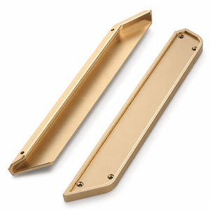 Aluminum Alloy Embedded Furniture <b>Handle</b> and Knob Slotted Concealed Bar Shape Cabinet Drawer Wardrobe <b>Door</b> <b>Pull</b> Modern Interior - Product Image 5