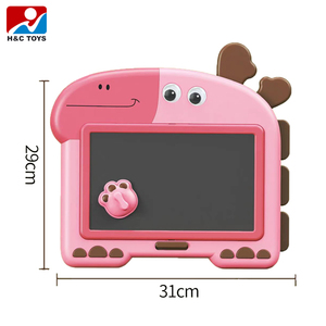 Cartoon farbiges Mal brett Spielzeug <span class=keywords><strong>2</strong></span> in 1 lernen, Zeichenbrett für Kinder zu schreiben - Product Image 4