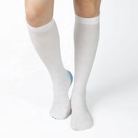 Bas de compression antithrombotiques, chaussettes anti-embolie, chaussettes de sport sans pied, chaussettes de compression avec trou d'inspection