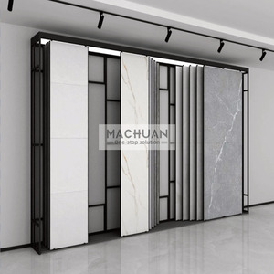 MACHUAN, estilo moderno, nuevo diseño, losa grande, azulejo de granito de cuarzo, exhibición para decoración, sala de exposición, azulejo deslizante, característica - Product Image 4