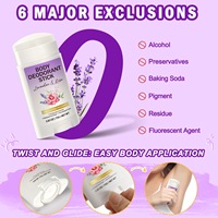ELAIMEI Déodorant Corporel en Stick Anti-transpirant Longue Durée Parfumé Anti-transpiration Élimine les Odeurs Soin Rafraîchissant pour le Corps
