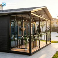 Kits de villas modernes préfabriquées, faciles à assembler : 3 chambres, abordables et facilement démontables, maisons de type boîte.