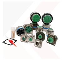 D38999/20FD97SA D38999 Steckverbinder Versiegelter Wasserdichter Rundsteckverbinder für Panelmontage Industriequalität D38999 Steckverbinder