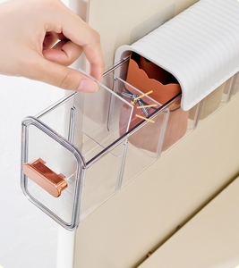 Hộp Đựng Treo Tường Hộp Đựng Vớ Đồ Lót Hộp Đựng Đồ Phòng Ngủ 6 Ngăn Trong Suốt Có Nắp - Product Image 5