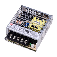 Fuente de Alimentación Conmutada Original Mean Well LRS-50-12 de 50W, 12V, 4.2A CC, de Alta Eficiencia, para Control Industrial e Iluminación LED