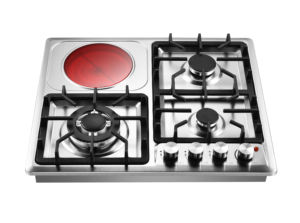Meilleure Vente Cuisinière à Gaz en Acier Inoxydable 4 Brûleurs de Comptoir, Fourneau Électrique à Gaz - Product Image 2