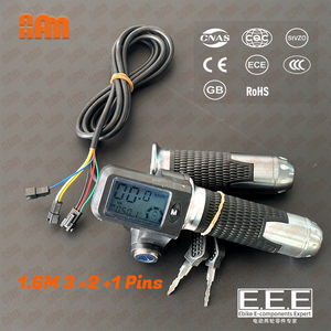 Elektrikli bisiklet 36V-72V hızlandırıcı Scooter üç tekerlekli bisiklet aksesuarı LCD ekran büküm kavrama gaz gidon LED denetleyici pil - Product Image 2