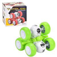 Voiture de cascade miniature à 6 roues pour garçons, voiture de course chinoise à inertie, glissement à 360 degrés, jouet en plastique à friction pour enfants de 3 ans et plus
