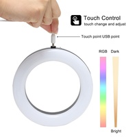 SMOKESHOP Ouhong OH-240 Nouvelle Lampe LED Blanche Givrée pour Chicha, Accessoire Durable en Plastique Mini pour Narguilé avec Télécommande