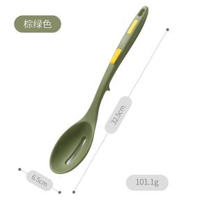 Cuillère de service en silicone de qualité professionnelle sans BPA Spatule de <span class=keywords><strong>cuisine</strong></span> à fente antiadhésive pour mélanger et servir - Product Image 4