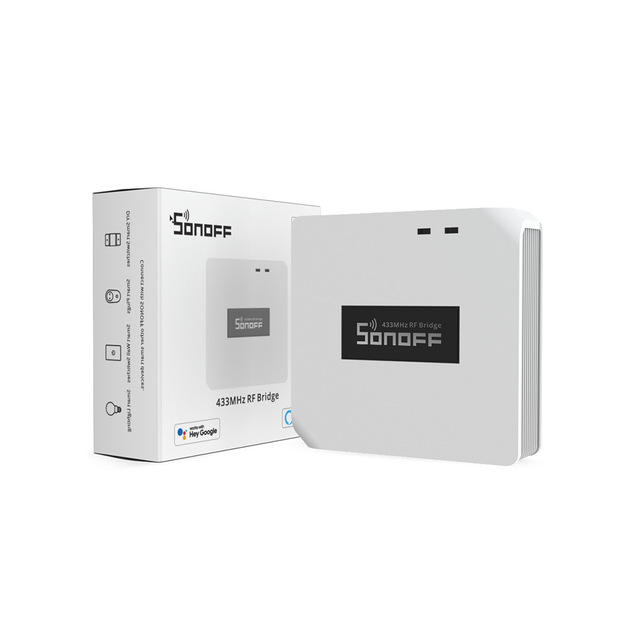 Sonoff RF Bridge R2 433MHZ WiFi Wireless Signal Converter PIR Door Sensor Smart Home Automation Module Works for Home