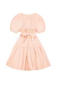 <span class=keywords><strong>Abito</strong></span> estivo 2024 in <span class=keywords><strong>cotone</strong></span> organico personalizzato per adolescenti e bambini abiti Casual con maniche a sbuffo in <span class=keywords><strong>mussola</strong></span> - Product Image 4