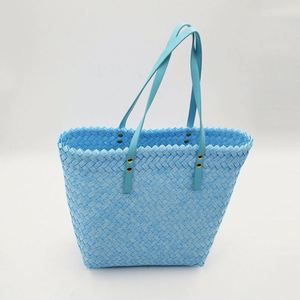 Wholesale <b>Large</b> Capacity Fashion Summer Holiday <b>Beach</b> Women's Handmade Woven Tote <b>Bags</b> Swimming Shoulder <b>Bag</b> - Product Image 2