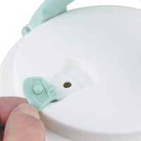 Design élégant boîte à lunch, bento ronde à 2 niveaux en acier inoxydable,