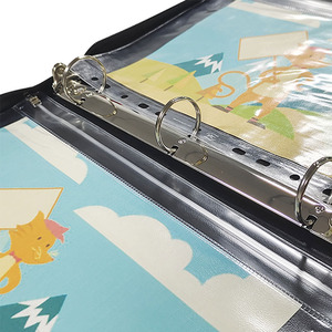 Modernqiu A4 PVC anneau <span class=keywords><strong>de</strong></span> poche en plastique document sac <span class=keywords><strong>de</strong></span> remplissage pochette fermeture éclair dossiers trous <span class=keywords><strong>de</strong></span> fichiers budget <span class=keywords><strong>liant</strong></span> sacs à feuilles mobiles - Product Image 5