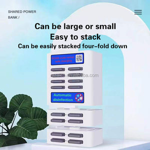 Estación de Carga Segura con Alquiler de Bancos de Energía Portátiles para Teléfonos Móviles con Desinfección Automática - Product Image 2